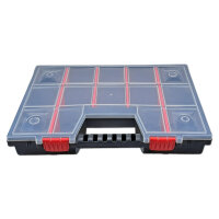 Sortimentkoffer | L | bis 15 Fächer | 390x290x65mm | Tragegriff