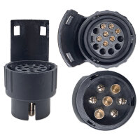 Anhängeradapter | 7 auf 13-polig | 12V | kurze...