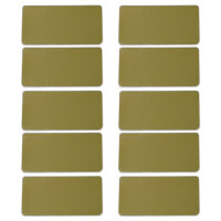 AJ.BA Reflektor selbstklebend, 94x44mm, Weiß (10 Stück)