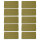 AJ.BA Reflektor selbstklebend, 94x44mm, Weiß (10 Stück)