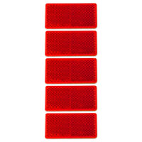 Reflektor | AJ.BA | 94,44mm | selbstklebend | Rot | 5 Stück