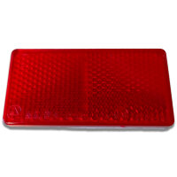 AJ.BA Reflektor selbstklebend 71x35mm Rot (5 Stück)