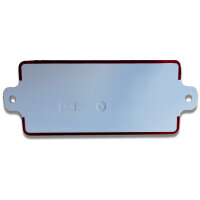 Reflektor | Rechteck | 95x44mm | Schraublasche | Rot