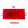 Reflektor | Rechteck | 95x44mm | Schraublasche | Rot