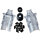 Anhängerstecker | 7-polig | 12V | 16A | Aluminium