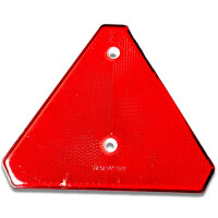 Reflektor | Dreieck | abgeflacht | geschraubt | Rot