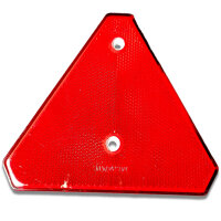 Dreieckrückstrahler mit abgeflachten Spitzen, Rot (5...