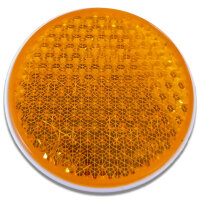 Reflektor | Rund | M5 Schraube | Orange | Ø81mm