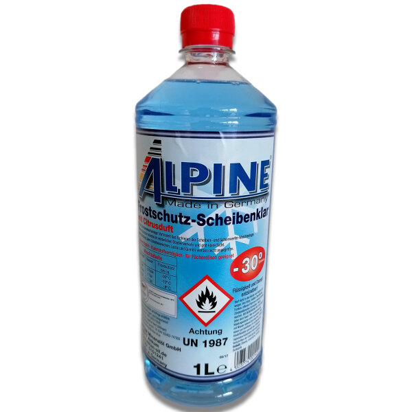 Frostschutz | ALPINE | Scheibenklar | -30°C | 1 Liter