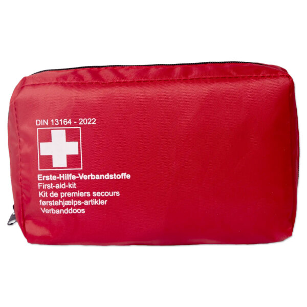 KFZ-Verbandtasche | kompakt | Rot | DIN 13164:2022