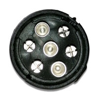 Anhängerkabelsatz | Aspöck | 7-polig zu 2x Bajonett 5-polig | 4 Meter