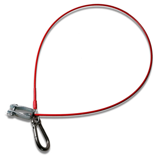 Abreissseil KNOTT |1050mm | mit Gabelkopf & Karabiner