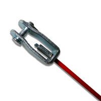 Abreissseil KNOTT |1050mm | mit Gabelkopf & Karabiner
