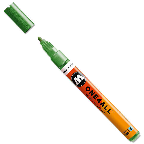 Acrylmarker Molotow ONE4ALL | 127HS | Metallic Hellgrün | 2mm