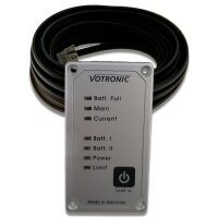 Ladebooster Set | Votronic VCC 1212-50 | 12V 50A | 6m 20mm² Kabel | Remote Control S