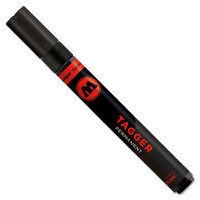 Permanentmarker Molotow TAGGER | Kupferschwarz | 2-6mm Chisel Tip