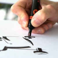 Permanentmarker Molotow TAGGER | Kupferschwarz | 2-6mm Chisel Tip