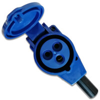 Doppelsteckdose | CEE & Schuko | 3-polig | 230V | 16A | IP44