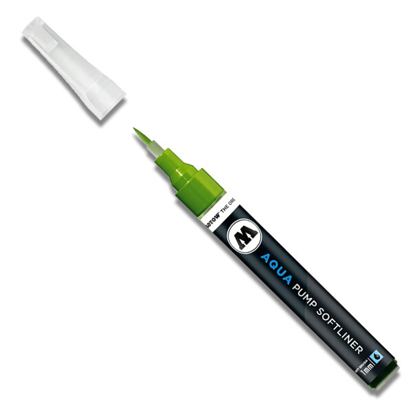 Molotow Aqua Pump Softliner 1mm Gelbgrün