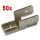 Flachsteckverteiler | 3-fach | 6,3mm Flachstecker | 50 Stück