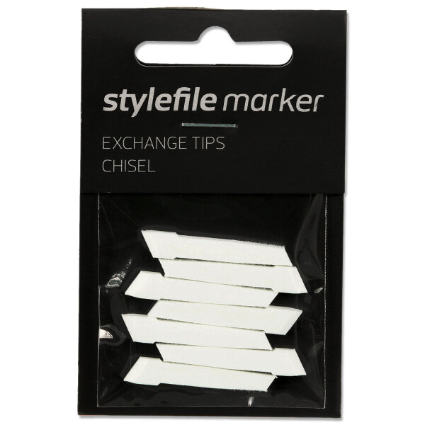 Stylefile Ersatz Keilspitzen 1–6mm | für Marker | 7 Stück