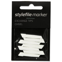 Stylefile Ersatz Keilspitzen 1–6mm | für Marker | 7 Stück