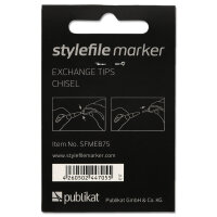 Stylefile Ersatz Keilspitzen 1–6mm | für Marker | 7 Stück