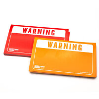 Stickerpack Montana Cans "WARNING" | Rot / Gelb | 100 Stück