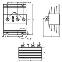 Victron Argodiode 80-2AC Batterietrenner Zweitbatterie Einbauset 6m, 16mm² 12-24V 80A