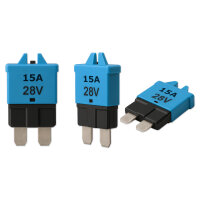 Sicherungsautomat | ATO Flachstecksicherung | 28V | 15A