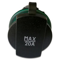 Zigarettenanzünder Satz | Flösser | 12-24V | 20A | Ø35mm