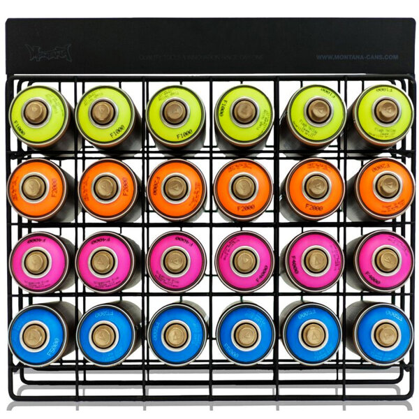 Sprühdosenregal | Montana Studio Rack | 24 Dosen | 35x45x13cm | leer