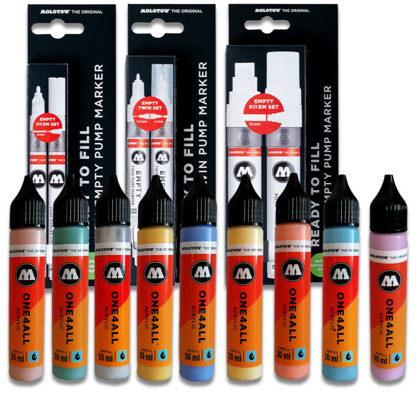 Molotow EMPTY Pastell Bundle