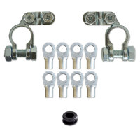 Zweitbatterieset | BSR140-12 Automatik Trennrelais 12V 140A | 3,5m 16mm² Kabel | Batteriehalter VW T4 T5 T6 Universal