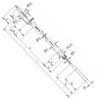 KNOTT Bremsseil für Radbremsen (830mm / 1040mm)