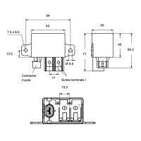 Trennrelais | RL130-12-67 | 12V | 130A | IP67