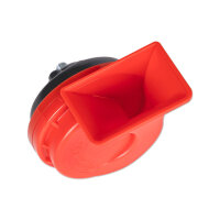 Fahrzeughupe | Schneckenhorn Fanfare | 24V | 112dB | 420/510Hz | Ø90mm