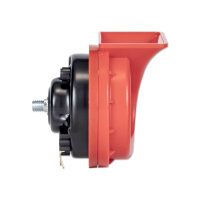 Fahrzeughupe | Schneckenhorn Fanfare | 24V | 112dB | 420/510Hz | Ø90mm