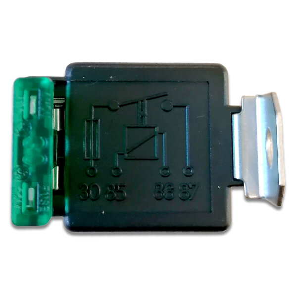 E Support 12V 30A 4-Pol Relais Für Auto & LKW | Mit Sicherung & Stecker | SPST Schaltrelais