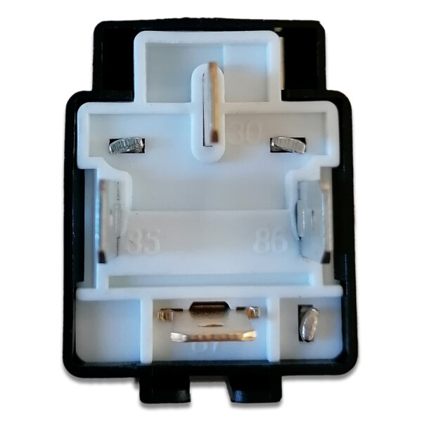 E Support 12V 30A 4-Pol Relais Für Auto & LKW | Mit Sicherung & Stecker | SPST Schaltrelais