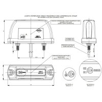 Kennzeichenleuchte LED 12-24V