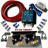 RL180-12 Trennrelais 12V 100A Zweitbatterieset mit 6m...