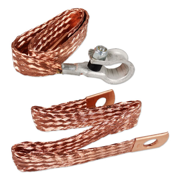 Masseband | 210-450mm | 10-25mm² | M8, M10, M12, Polklemme | Auswahl