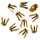 Zündkabelschraubeinsatz | Messing | M3x1,25x10 | 10 Stück