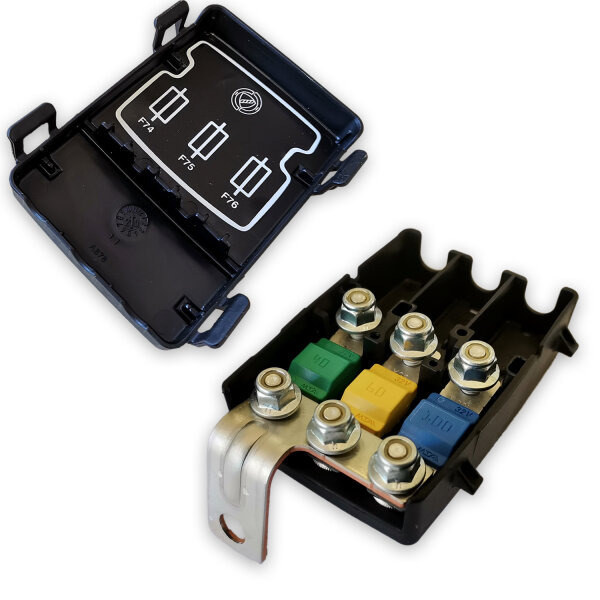 Sicherungshalter | 3-fach MidiVAL Verteiler | 32V | Links (SX) | MTA