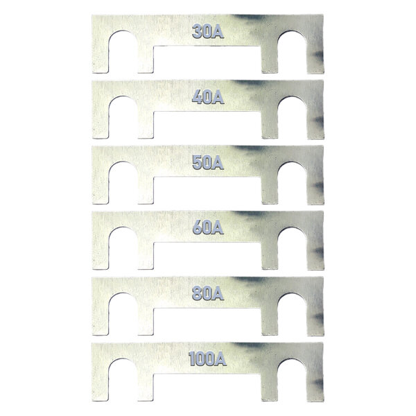 MIDI Streifensicherung 30-100A 10 Stück 12V 24V M5 30mm | MTA