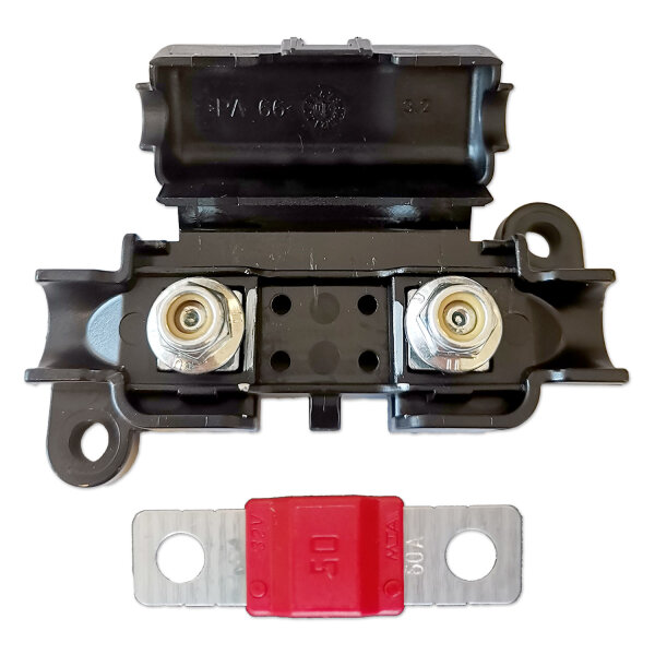 MIDI Sicherungshalter Set 50A 12V 24V M5 Standard | MTA MidiVAL