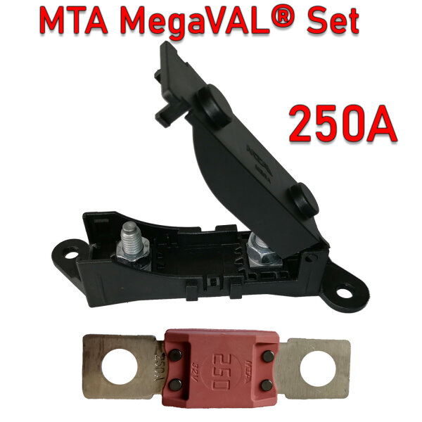 Sicherungshalter | MTA MegaVAL | 32V | M8 | anreihbar | inkl. Sicherung 250A