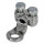 Ringkabelschuh schraubbar 16mm² M8 vernickelt | Impulse Innovation