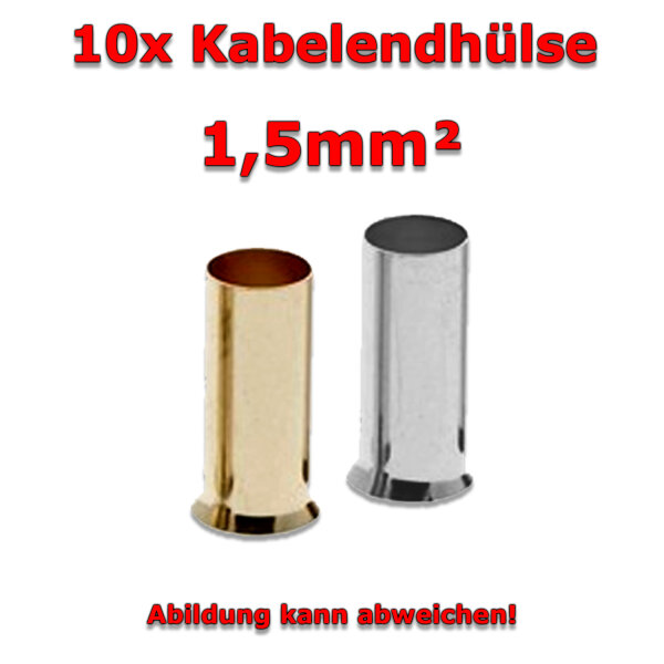10x Adernendhülse 1,5mm²